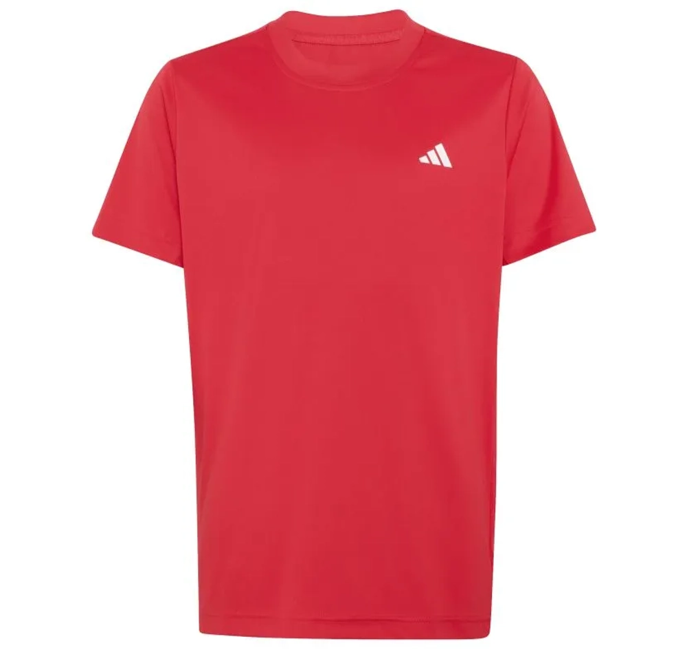 Футболка для мальчика теннисная Adidas Boys Club - purple ruby
