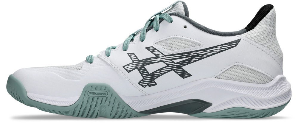 Мужские кроссовки для бадминтона/сквоша Asics Blade FF 2 - white/ocean haze