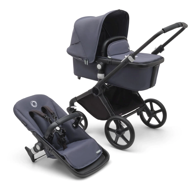 Bugaboo Коляска 2 в 1 Fox Cub Black/Stormy Blue-Stormy Blue