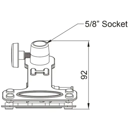 Зажим Kupo KCP-360B Alli Clamp черный