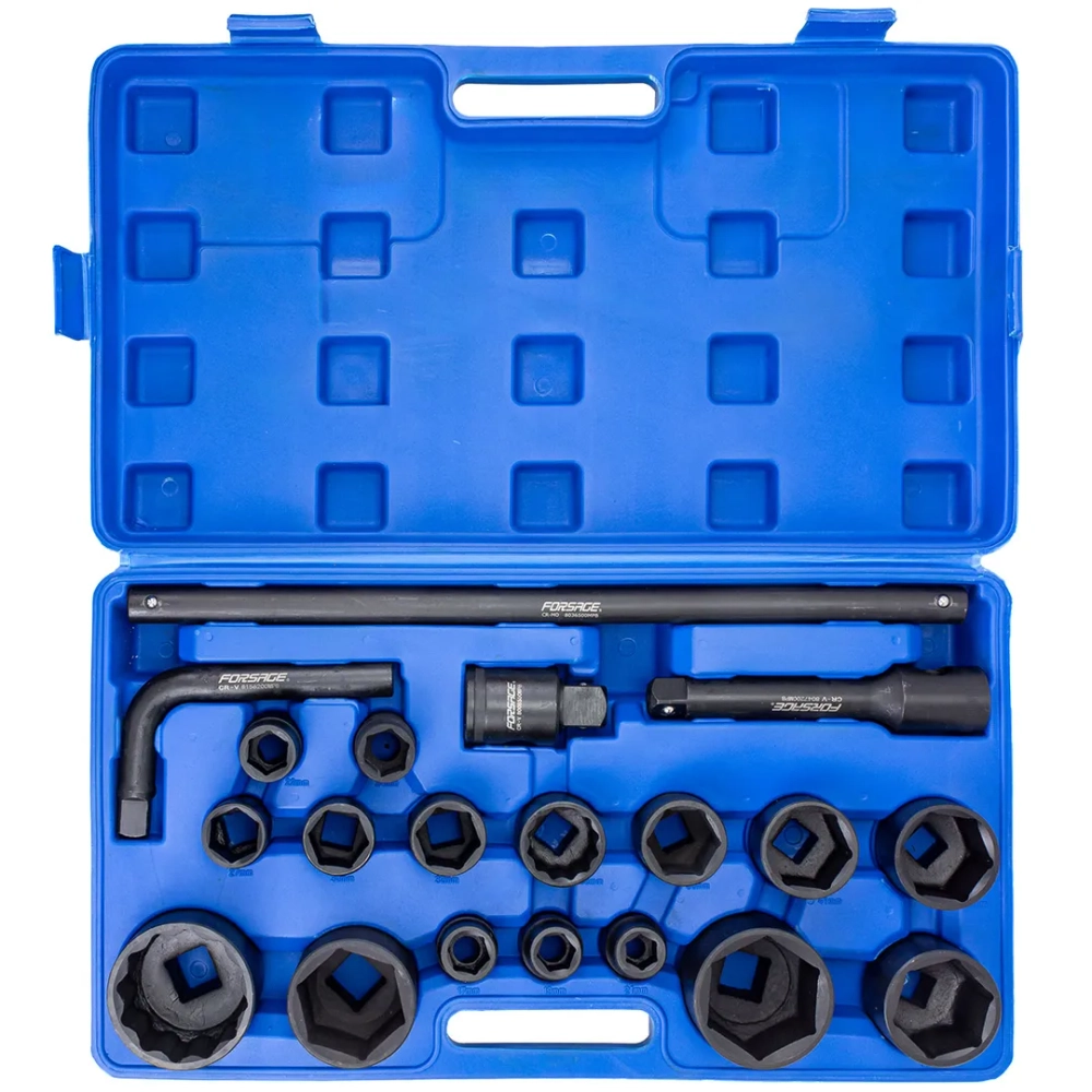 Набор инструментов 20пр. 3/4'', 1'' Forsage F-6204-5MPB