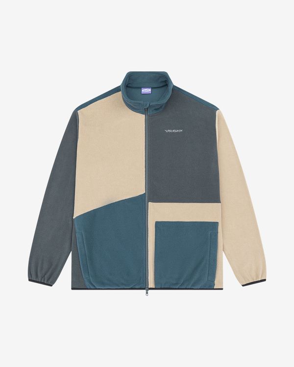 Толстовка Zip Colorblock Ranger пыльносиний/песочный/серый - фото 5