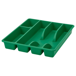 IKEA SMÄCKER  (ИКЕА СМЭКЕР)  -  Вставка для столовых приборов - ярко-зеленый 31х26 см