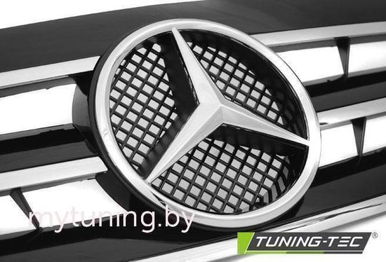 Решетка радиатора CL STYLE BLACK CHROME для Mercedes C W203