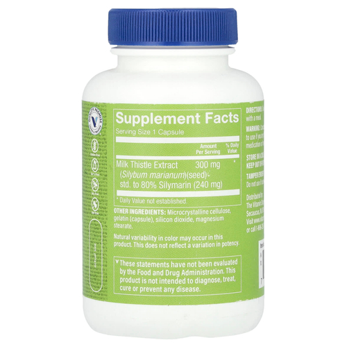 The Vitamin Shoppe, Экстракт расторопши, 300 мг, 100 капсул
