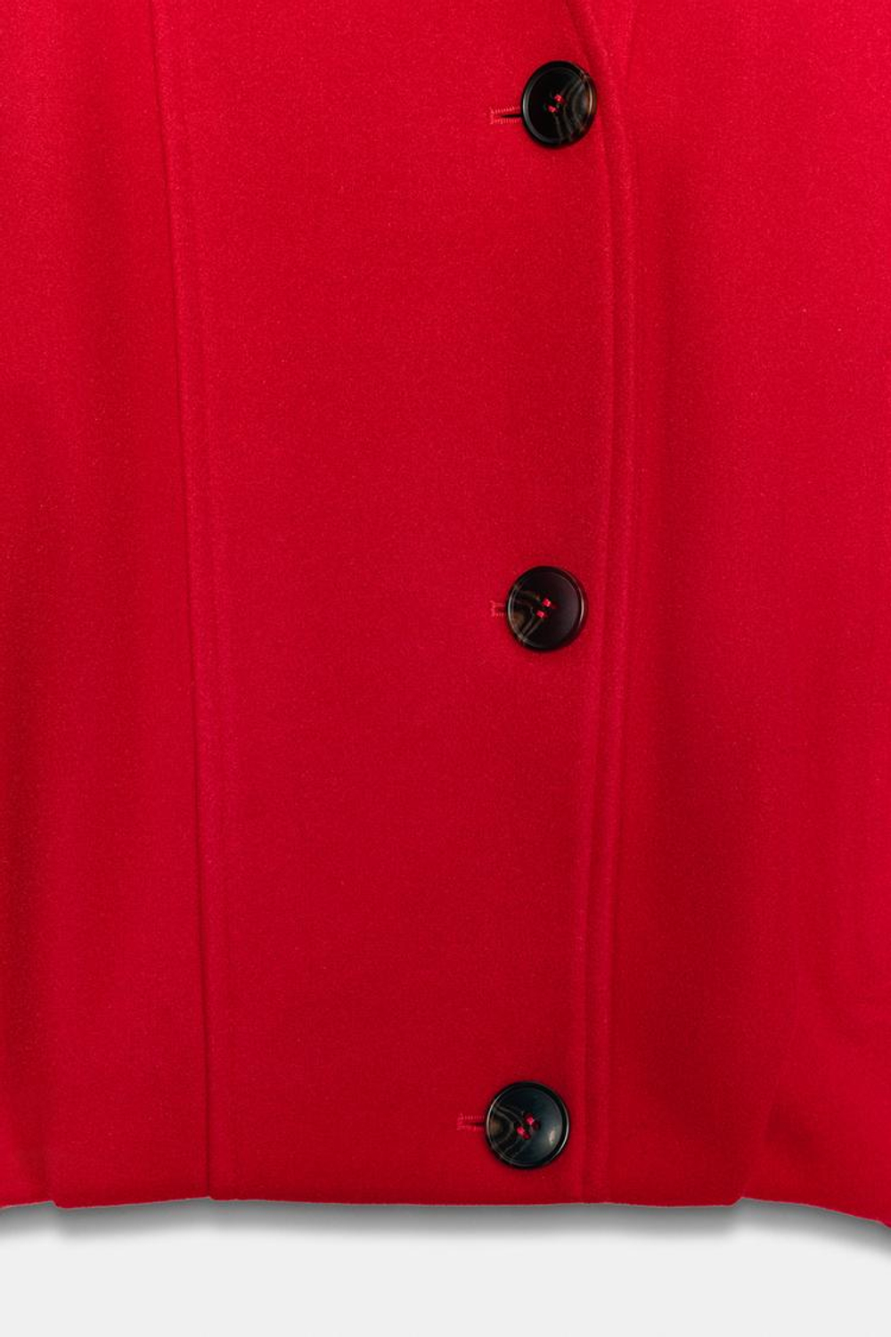ZARA ДВУБОРТНАЯ КУРТКА ИЗ МЯГКОЙ ТКАНИ, КРАСНЫЙ