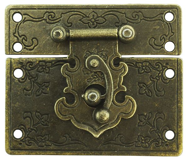 Затворы для шкатулок 67х58 мм, 2 шт, бронза, 11.112 Hemline