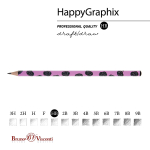 Карандаш ч/г НВ "HappyGraphix. Ягоды. Графика. Ежевика" (Bruno Visconti)