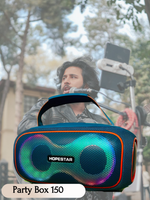 Портативная Bluetooth колонка Hopestar Party  Box150, 60Вт,  синий