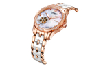 STARKING Ocean"s Heart Collection Automatic Mechanical Movement Ceramic Strap Watch Women"s Watch