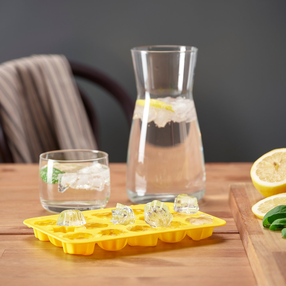 IKEA SURSÖT  (ИКЕА СУРСЁТ)  -  Форма для кубиков льда - ярко-жёлтый