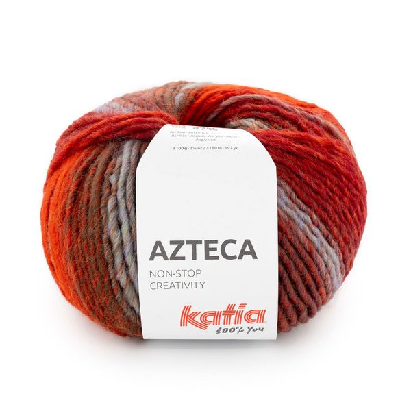 Пряжа Katia (Катя) Azteca / уп.10 мот. по 100 г, 180 м, 493.7897