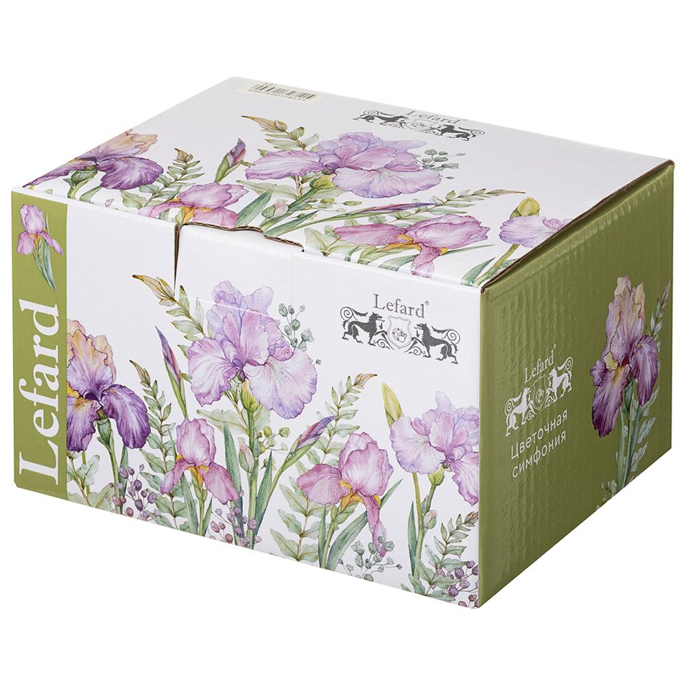 САХАРНИЦА LEFARD "IRISES" 350 МЛ, РАЗНОЦВЕТНЫЙ (КОР=24ШТ.)