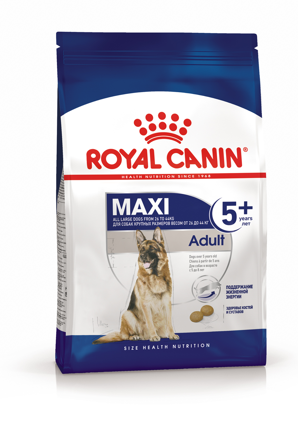 Royal Canin Maxi Adult 5+ Макси Эдалт Корм сухой для взрослых собак крупных пород старше 5 лет 15кг