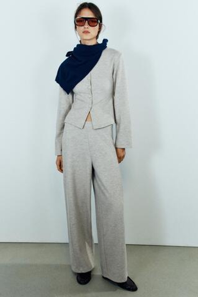 ОБЪЕМНЫЕ БРЮКИ ИЗ МЯГКОЙ ТКАНИ — ZARA