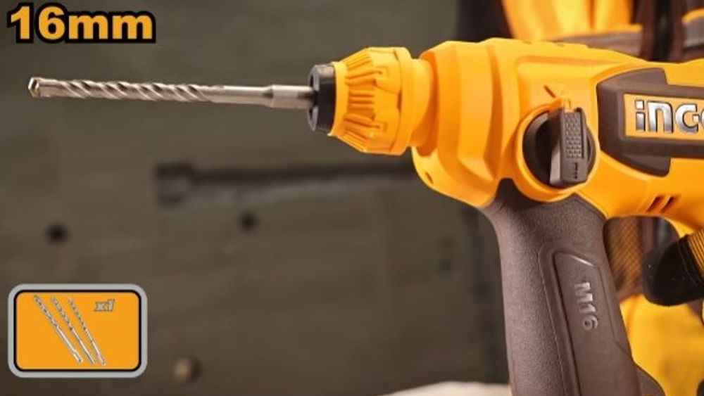 Аккумуляторный бесщёточный перфоратор INGCO CRHLI16168 INDUSTRIAL 16 В