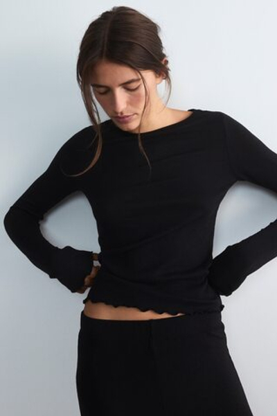 Пижама из мягкого ворсистого трикотажа - H&M
