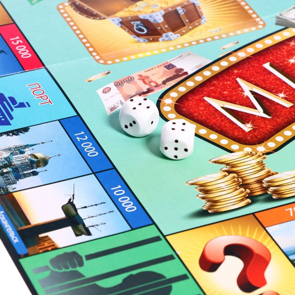 Умные игры Настольная игра «Миллионер Россия»
