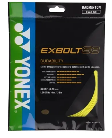 Струны для бадминтона Yonex Exbolt 68 (10 m) - yellow