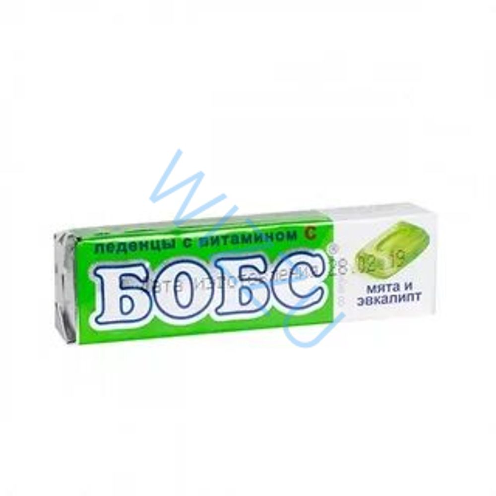 Леденцы Бобс Мята и Эквалит 35г