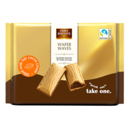 Вафельные подушечки с какао-кремом TM Feiny Biscuits, 300 г (2х150 г)