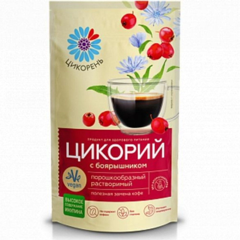 Цикорий растворимый Цикорень с боярышником 75 гр