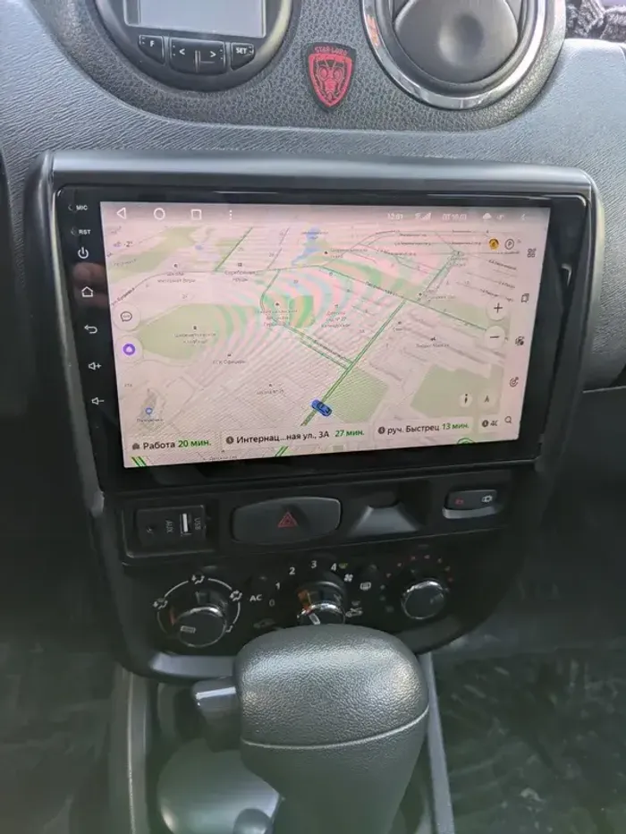 Магнитола для Renault Duster 2010-2015, Nissan Terrano 2014+ (без подрулевого джойстика) - CanBox 9275 Android 10, SIM-слот