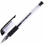 Ручка гелевая с грипом BRAUBERG "EXTRA GT NEEDLE", 1шт, ЧЕРНАЯ, игольчатый узел 0,5 мм, линия 0,35 мм, 143918