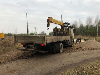 В «Усадьбе Романово» начато строительство въездной группы