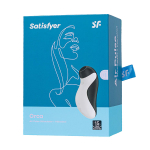 Вакуумный стимулятор клитора 11,5см в форме косатки Satisfyer Orca