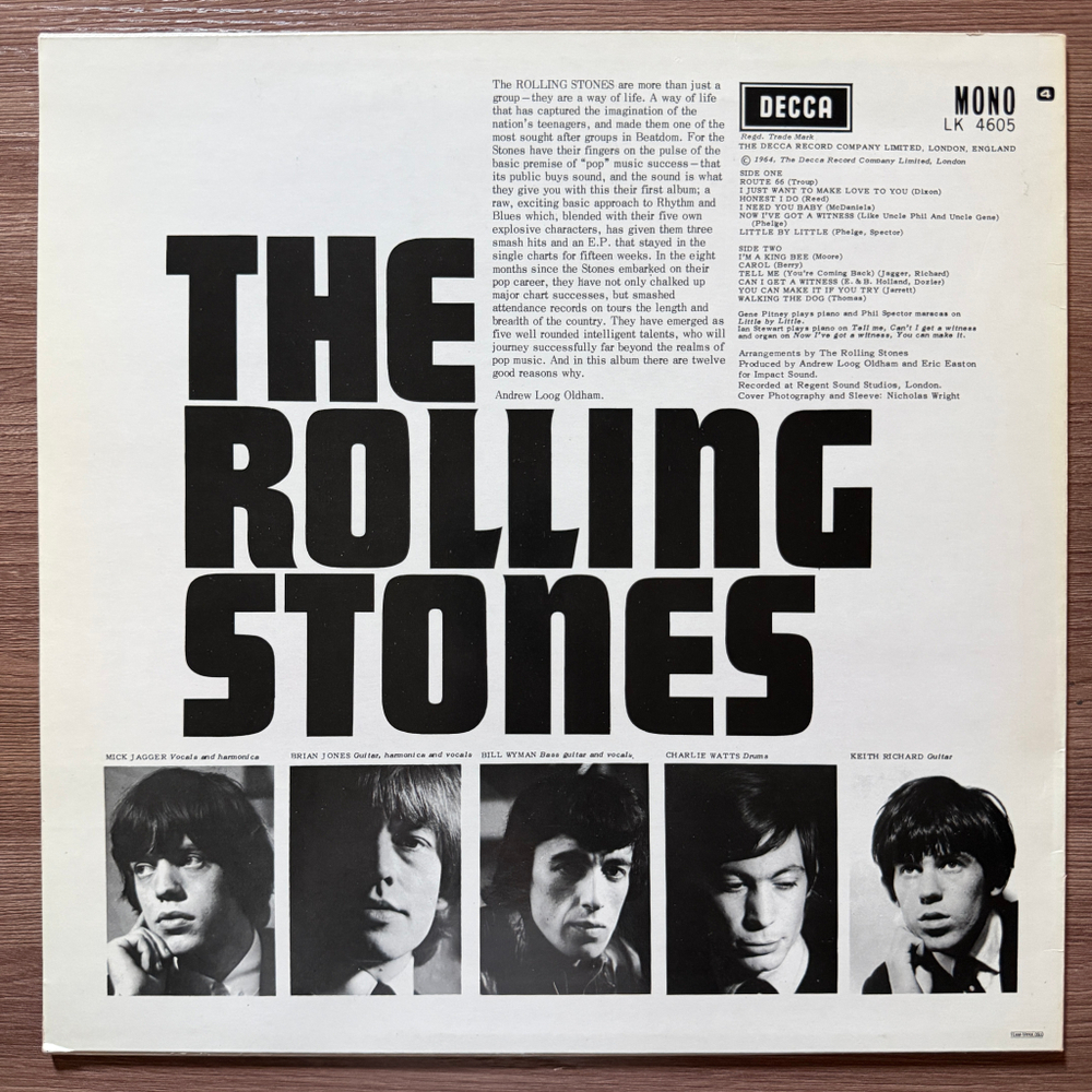 Виниловая пластинка The Rolling Stones ‎– The Rolling Stones LP