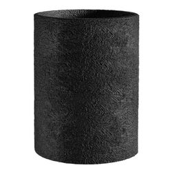 Кашпо CYLINDER BLACK MAX D45 H80