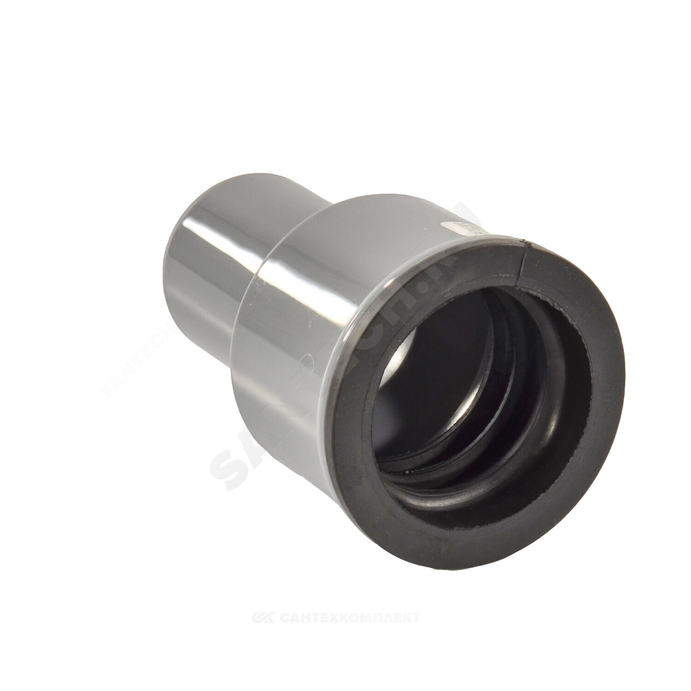 Переход PP-H на чугун серый BASE Дн 110х124 б/нап с манжетой VALFEX 23124110М