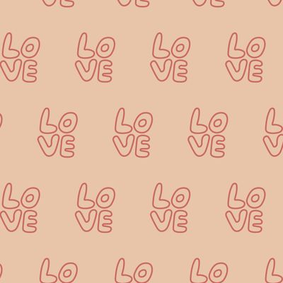 спокойный бежевый простой узор паттерн love любовь