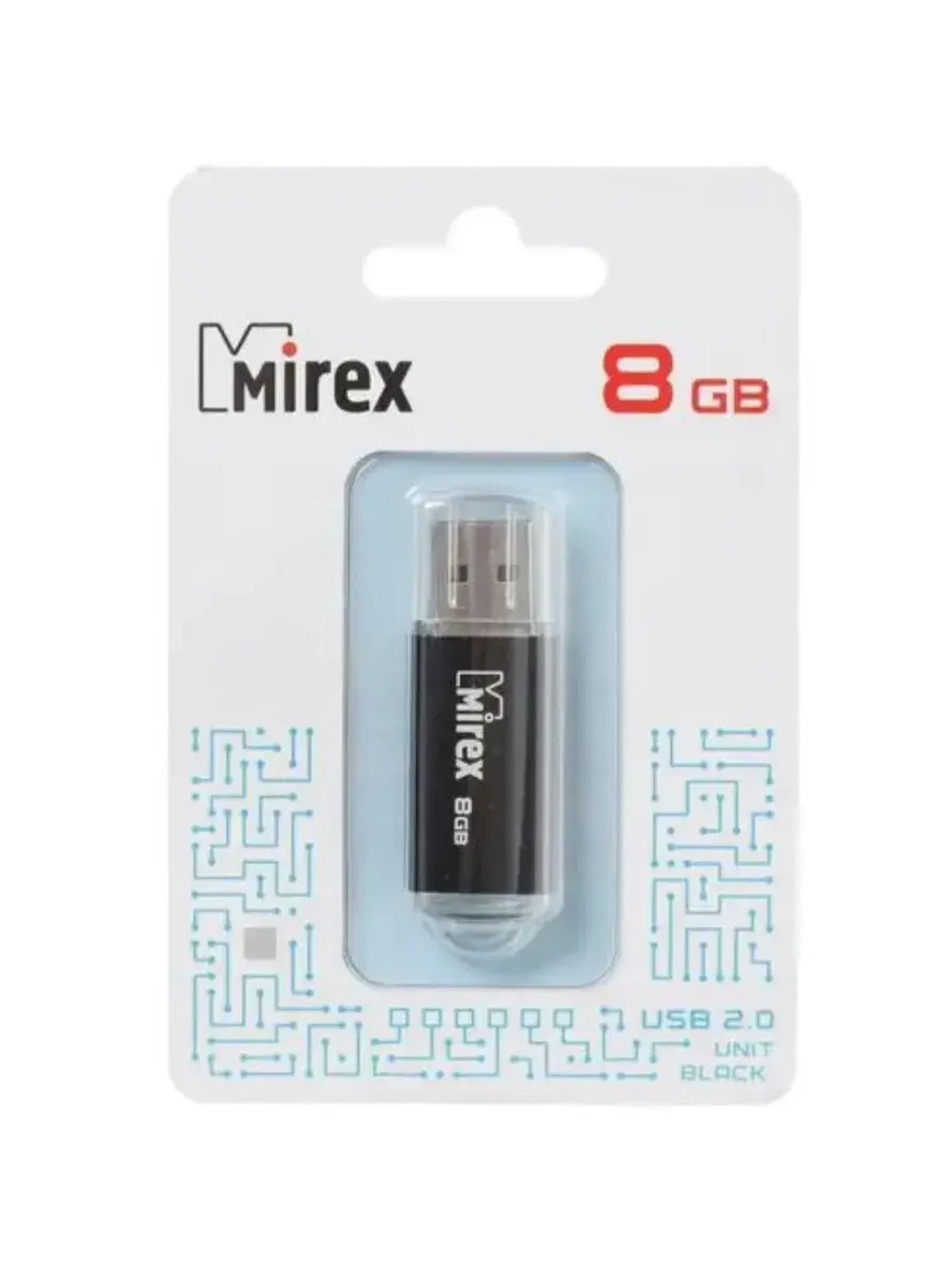 Память USB Flash 8 ГБ Unit 13600-FMUUND08 BLACK