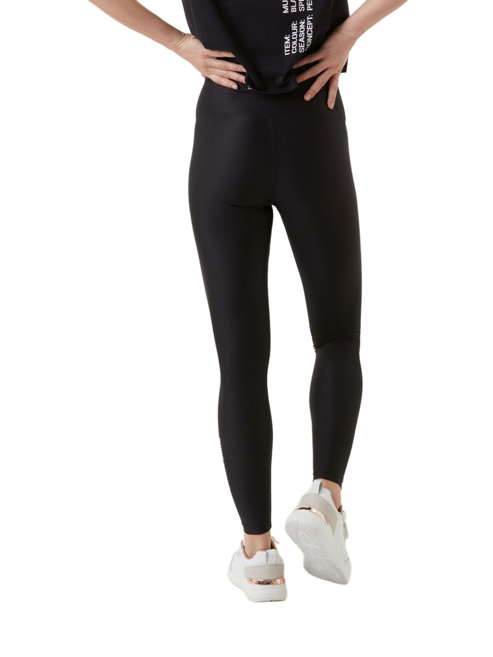 Легинсы Bj_rn Borg Sthlm High Waist Solid Tights — black