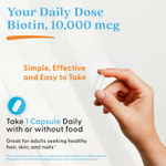 Doctor's Best, биотин, 10 000 мкг, 120 вегетарианских капсул