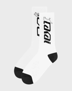 Носки RIPNDIP X LAKAI Lord Nerm Socks Pack Black / White - 2 пары