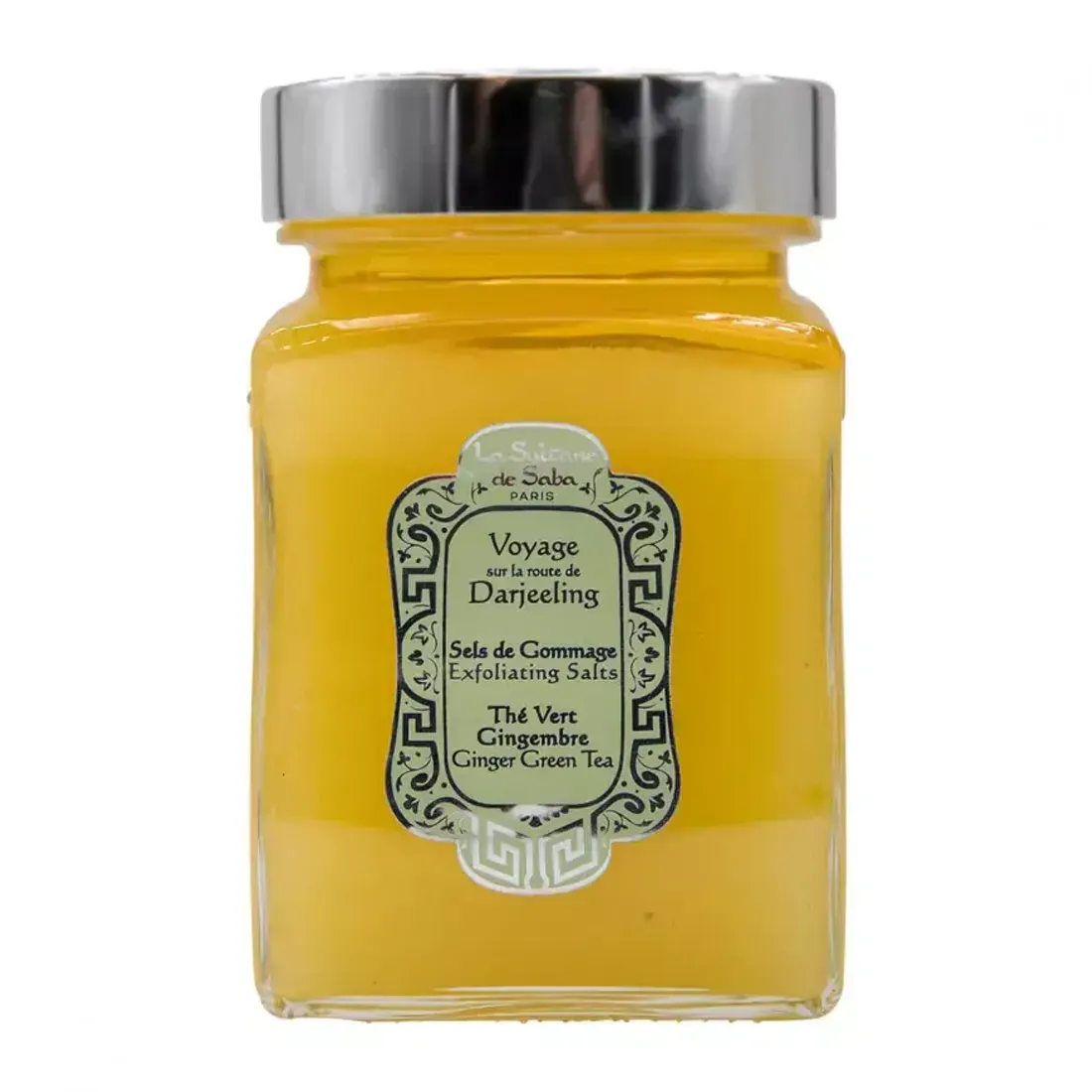 Гоммаж солевой Зеленый чай Имбирь Exfoliating Salt Ginger Green Tea, 300 гр