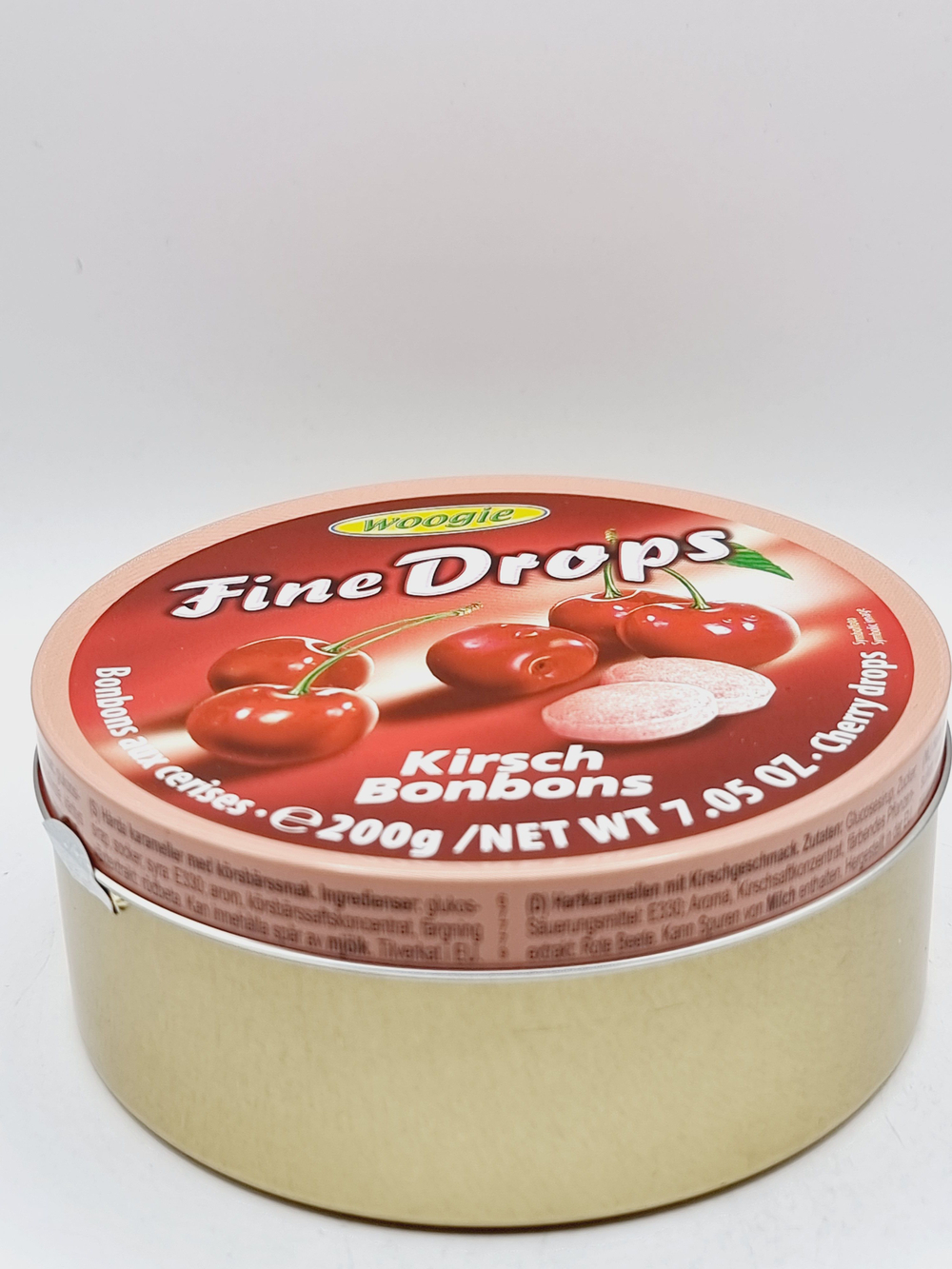 Леденцы Woogie Fine Drops (вишня) 200 г (Австрия)