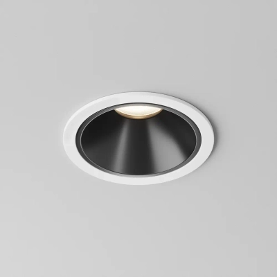 Декоративная черная рамка-отражатель для светильников серии Альфа / Alfa LED, Ring8-10W-RD-B. TM Maytoni