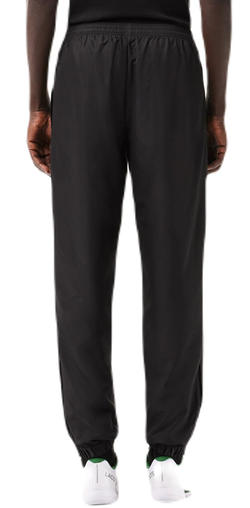 Мужские теннисные штаны Lacoste Sport Lightweight Sweatpants - black/white
