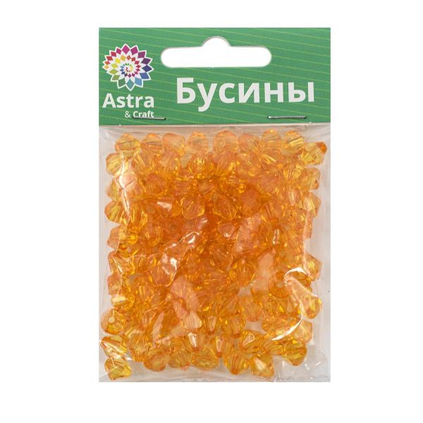 Бусины акрил ⌀8 мм, 25 г, ромбовидные, Astra&Craft, 49