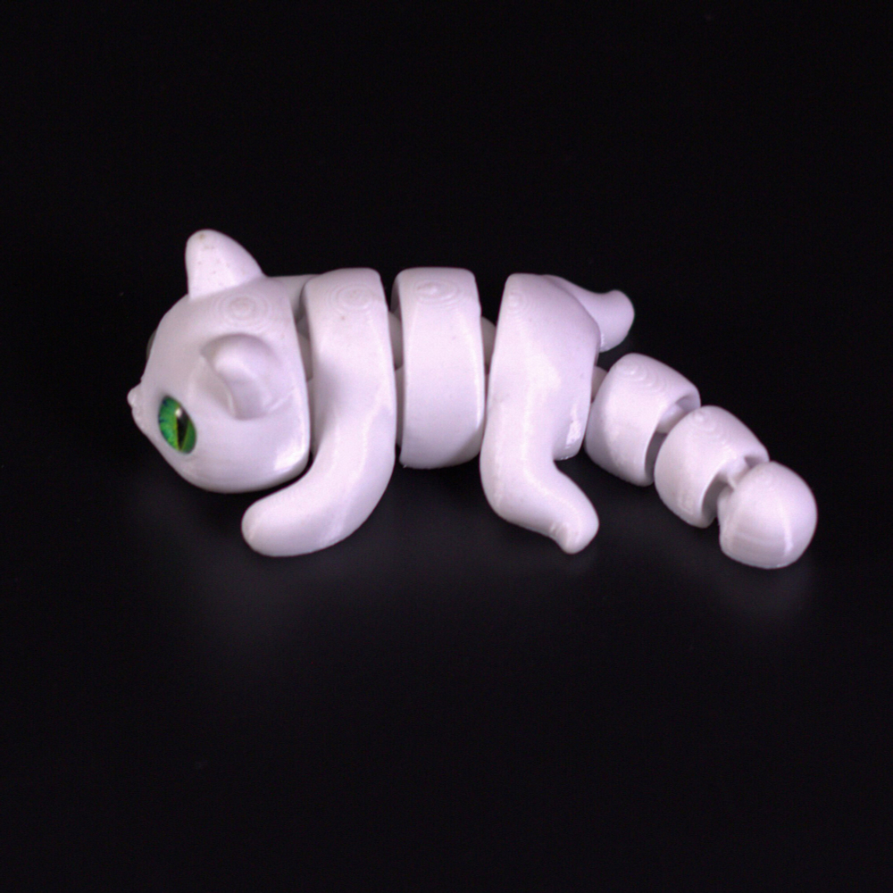 Мини котёнок игрушка антистресс, 10 см., белый