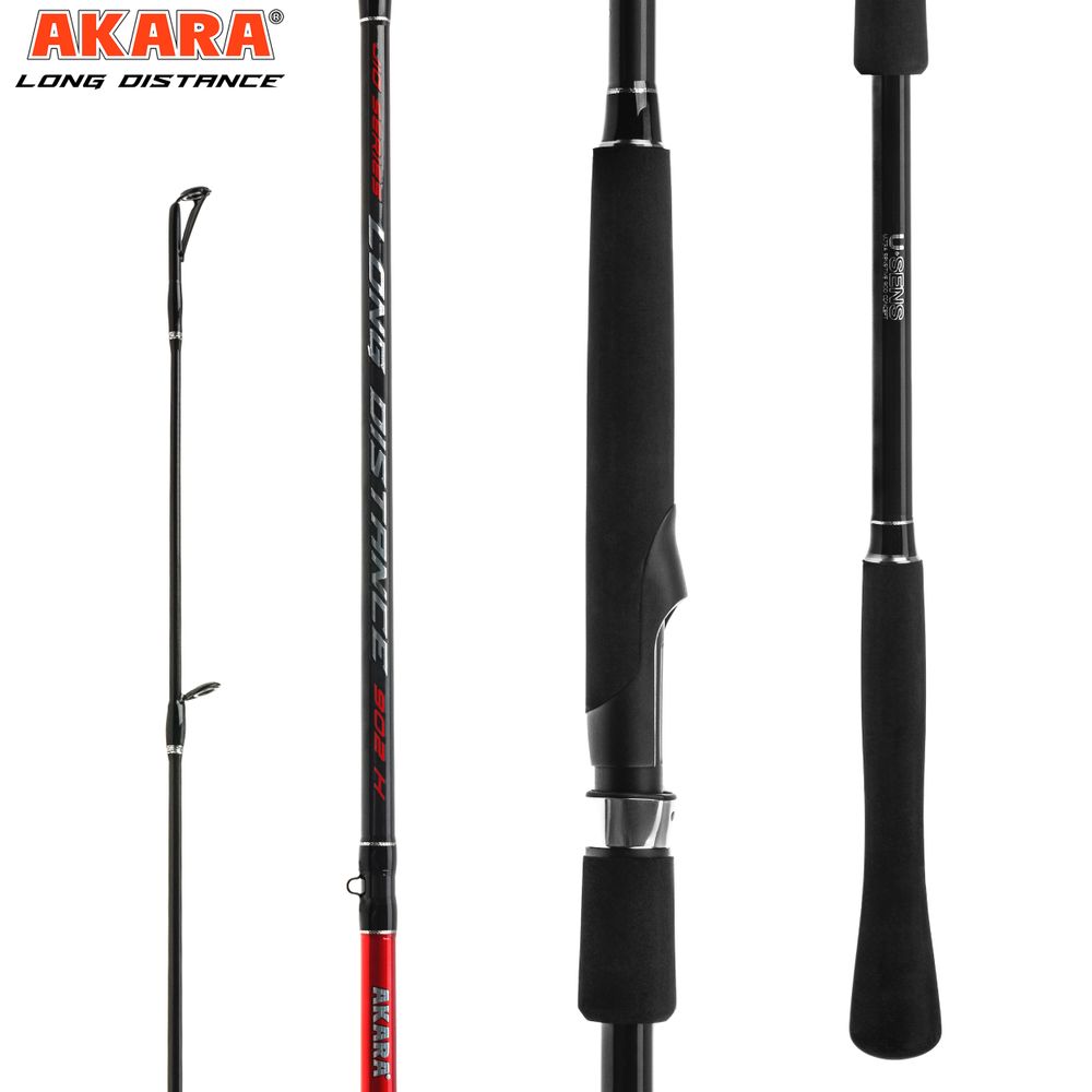 Спиннинг штекерный угольный 2 колена Akara Long Distance TX-40