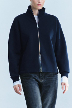 ZARA ТОЛСТОВКА НА МОЛНИИ, СИНИЙ