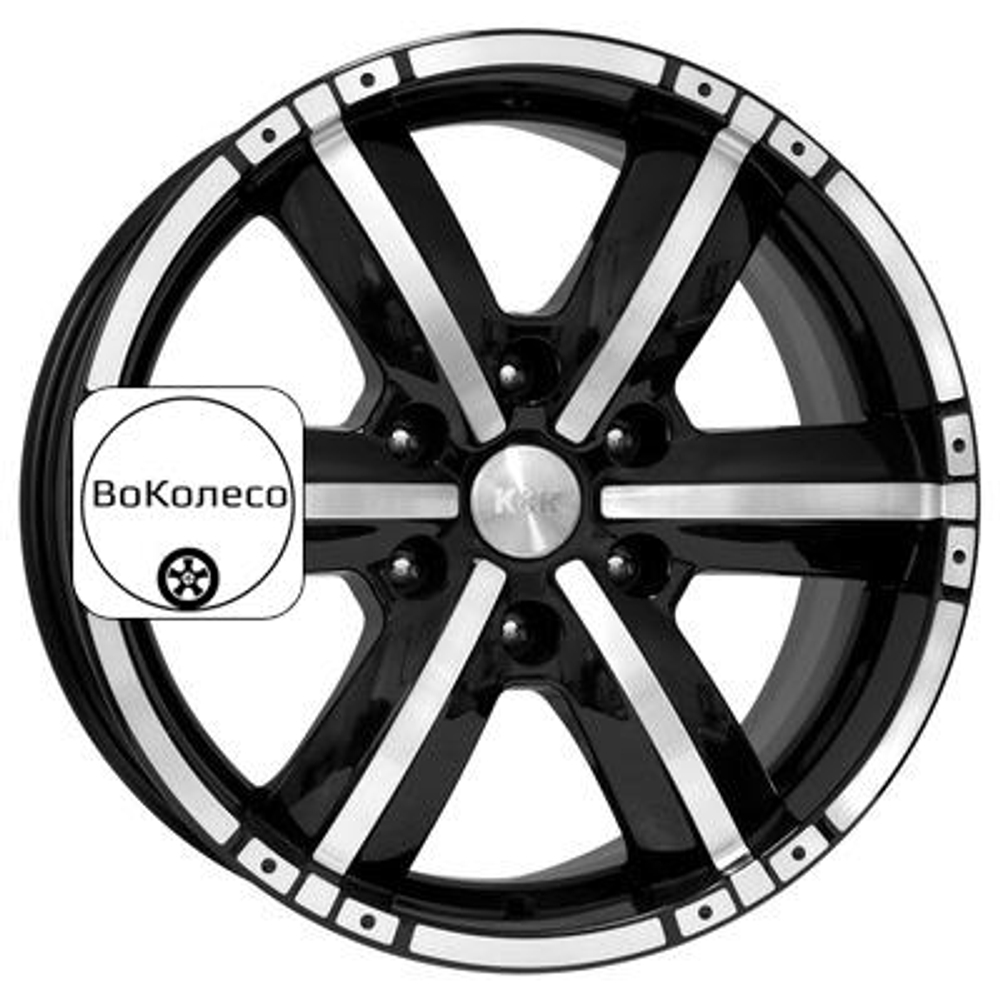 7,5x17/6x114,3 ET39 D67,1 Окинава (КС635) Алмаз черный K&K