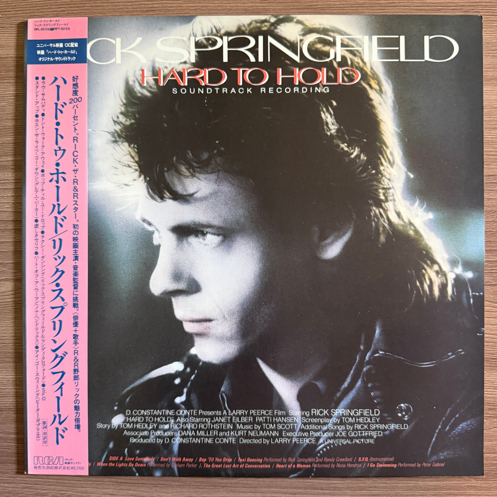 Виниловая пластинка Rick Springfield - Hard To Hold - Soundtrack Recording LP