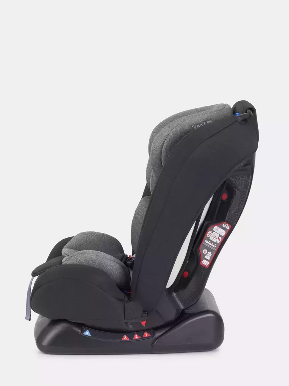 Автокресло ZY26 "Unity" RANT basic (Grey) группа 0+-1-2-3 (0-36 кг)