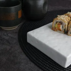 Блюдо прямоугольное 30,6*12 см h3 см брусок для закусок White Matt Panasia P.L. Proff Cuisine [2]